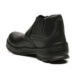 BOTINA PRETA ELASTICO MICROFIBRA BICO COMPOSITE PU BIDENSIDADE