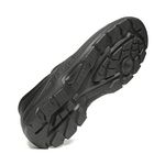 SAPATO PRETO ELASTICO MICROFIBRA BICO COMPOSITE PU BIDENSIDADE