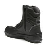 BOTA THOR PRETA AMARRAR COURO LISO BICO COMPOSITE PU BIDENSIDADE (PRP)(B.EST)