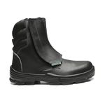 BOTA THOR PRETA AMARRAR COURO LISO BICO COMPOSITE PU BIDENSIDADE (PRP)(B.EST)