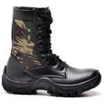 Coturno Bota Tênis Infantil Kids Adventure Militar Tatico Camuflado