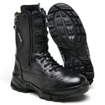 Coturno Fulgore Cano Medio Preto 2 Ziperes 511