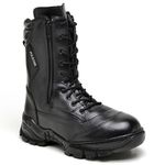 Coturno Fulgore Cano Medio Preto 2 Ziperes 511