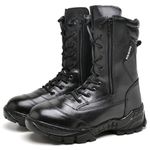 Coturno Fulgore Cano Medio Preto 2 Ziperes 511
