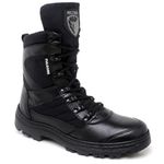 Coturno Militar Fulgore Cano Medio Preto 1402