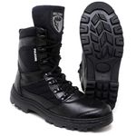 Coturno Militar Fulgore Cano Medio Preto 1402