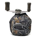 Kit Bota Coturno Militar Cano Medio Fulgore Caça e Pesca + Capa Molinete 
