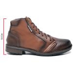 Bota Coturno Cano Baixo Fulgore com Cadarço Marrom