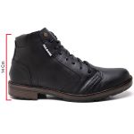Bota Coturno Cano Baixo Fulgore com Cadarço Preto