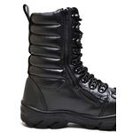 Bota Coturno Militar Motociclista Fulgore Preta