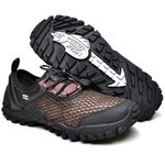 Tênis Adventure Trekking Trilha Academia Corrida Ciclismo Esport Fit Marrom