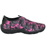 Sapatilha Aquática Esporte Náutico Neoprene Rosa Preto