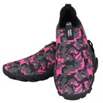 Sapatilha Aquática Esporte Náutico Neoprene Rosa Preto