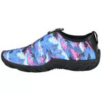Sapatilha Aquática Esporte Náutico Neoprene Azul Rosa