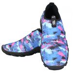 Sapatilha Aquática Esporte Náutico Neoprene Azul Rosa