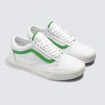 TÊNIS OLD SKOOL LEATHER WHITE GREEN