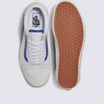 TÊNIS OLD SKOOL LEATHER WHITE BLUE