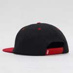 Cap 6 Panel logo black red