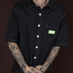 Camisa Colored Button Shirt Black HIGH 