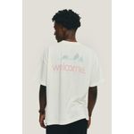 WELCOME Tshirt Boxy Alpine Off White