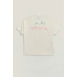 WELCOME Tshirt Boxy Alpine Off White