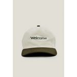 WELCOME Bone Sunny Strapback Green & Off White