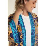 Kimono Longo Mix Arruda Azul