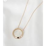 COLAR SEMIJOIA MEDALHA MADREPEROLA NOSSA SENHORA