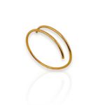 BRACELETE FOLHEADO A OURO 18K ARO LISO