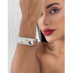 BRACELETE FOLHEADO A OURO 18K E PRATA CHAPA 