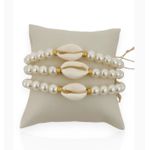 TRIO PULSEIRAS PEROLAS/BUZIOS