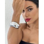BRACELETE FOLHEADO A PRATA 925 TUDO ONDULADO 