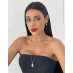 COLAR LONGO FOLHEADO A OURO 18K VENEZIANA GOTA