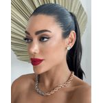 COLAR FOLHEADO A OURO 18K E PRATA MIX CORDÃO BAIANO