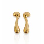 BRINCO FOLHEADO A OURO 18K ORGANICO