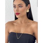 COLAR FOLHEADO A OURO 18K LONGO ESFERAS 