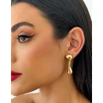 BRINCO FOLHEADO A OURO 18K ORGANICO