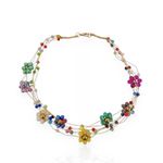 COLAR FOLHEADO A OURO 18K FLOR