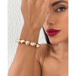 BRACELETE FOLHEADO A OURO 18K ESFERAS 