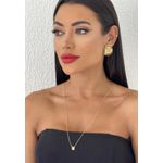 ESCAPULARIO FOLHEADO A OURO 18K NOSSA SENHORA
