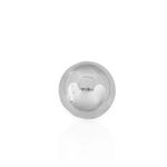 BRINCO PIERCING FAKE FOLHEADO A OURO 18K E PRATA ESFERA