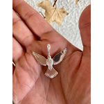Pingente Para Corrente Colar Espirito Santo Prata 925