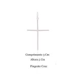 Pingente Para Corrente Colar Cruz Prata 925