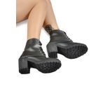 Bota Coturno Feminina Tratorada Preta Exclusiva Galway 460ST