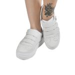 Tênis Feminino Casual Branco com Velcro Galway 721ST