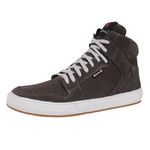 Sapatênis Masculino em Couro Cinza Sneakers Galway 505