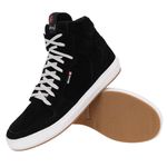 Sapatênis Masculino em Couro Preto Sneakers Galway 505