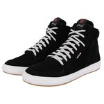 Sapatênis Masculino em Couro Preto Sneakers Galway 505