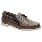 Mocassim Dockside Masculino em Couro Café Galway 8600