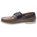 Mocassim Dockside Masculino em Couro Café Galway 8600